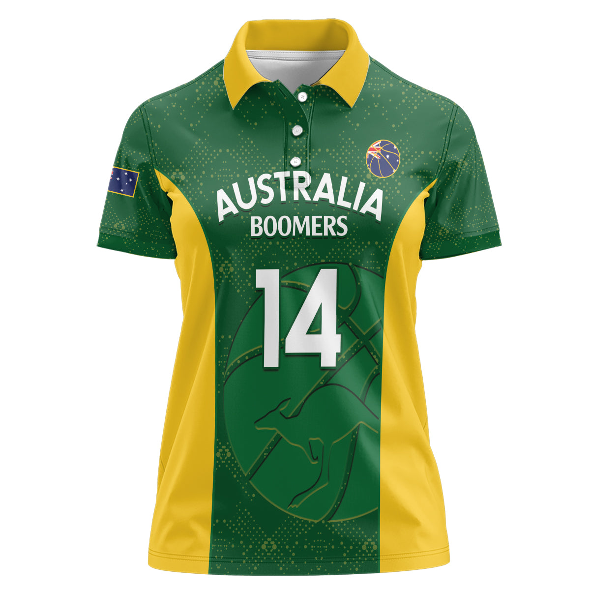 Custom Australia Basketball Women Polo Shirt Go Champions Aussie Boomers National Color