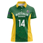 Custom Australia Basketball Women Polo Shirt Go Champions Aussie Boomers National Color