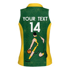 Custom Australia Basketball Women Sleeveless Polo Shirt Go Champions Aussie Boomers National Color