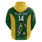 Custom Australia Basketball Zip Hoodie Go Champions Aussie Boomers National Color