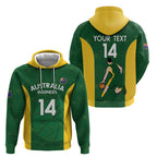 Custom Australia Basketball Zip Hoodie Go Champions Aussie Boomers National Color