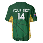 Custom Australia Basketball Baseball Jersey Go Champions Aussie Opals National Color