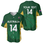 Custom Australia Basketball Baseball Jersey Go Champions Aussie Opals National Color