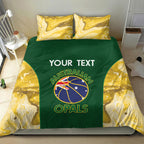 Custom Australia Basketball Bedding Set Go Champions Aussie Opals National Color