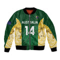 Custom Australia Basketball Bomber Jacket Go Champions Aussie Opals National Color