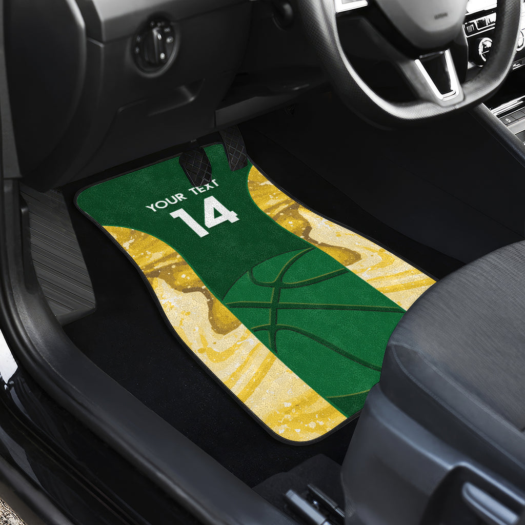 Custom Australia Basketball Car Mats Go Champions Aussie Opals National Color