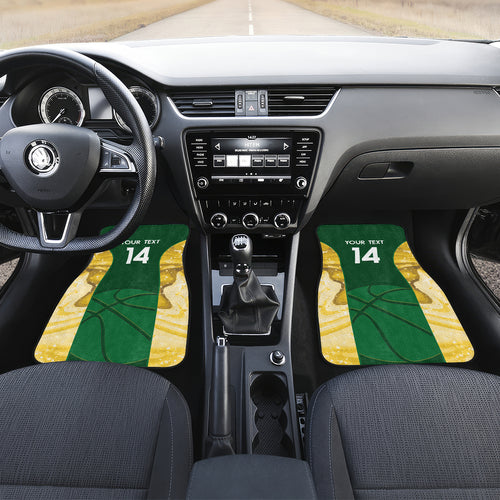 Custom Australia Basketball Car Mats Go Champions Aussie Opals National Color