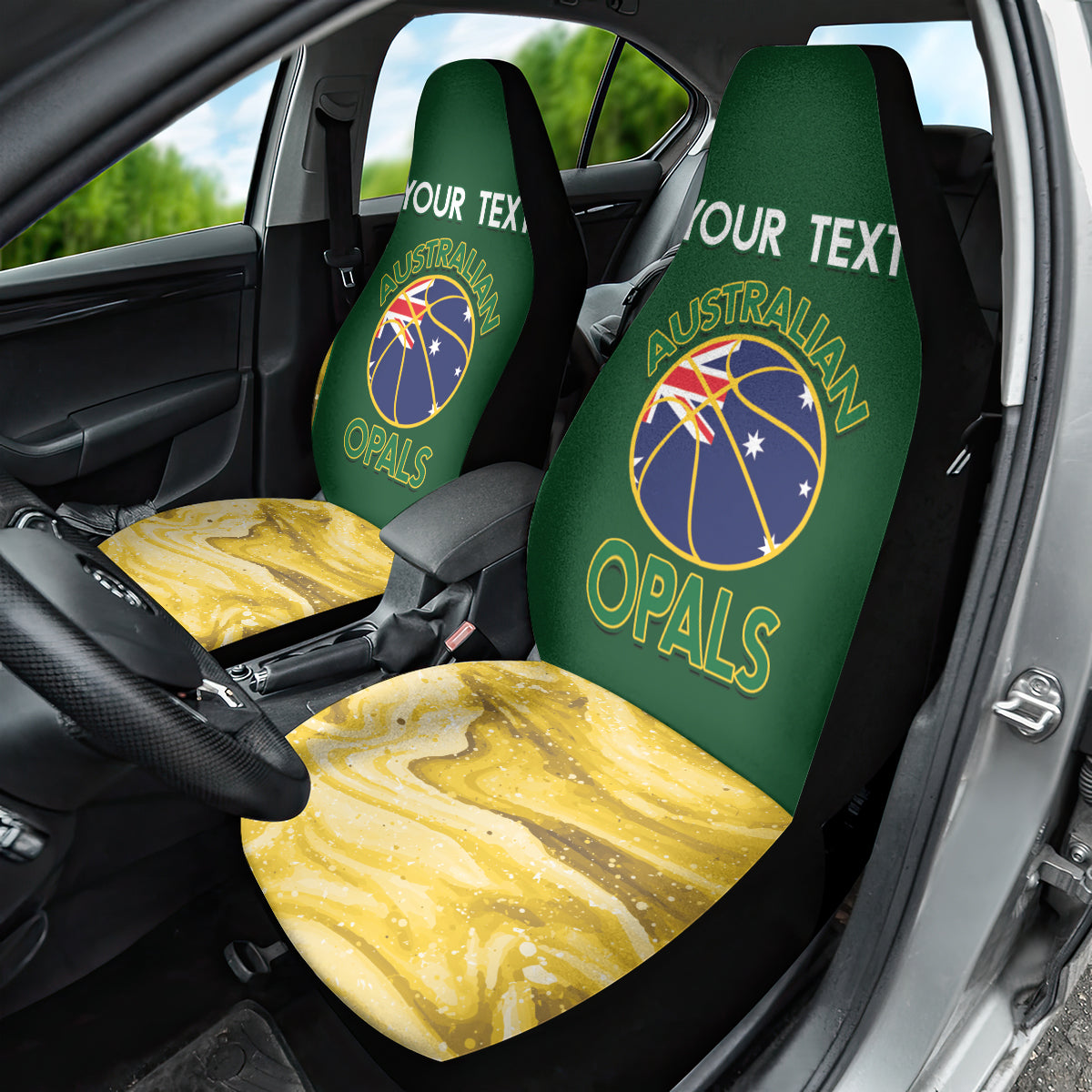 Custom Australia Basketball Car Seat Cover Go Champions Aussie Opals National Color