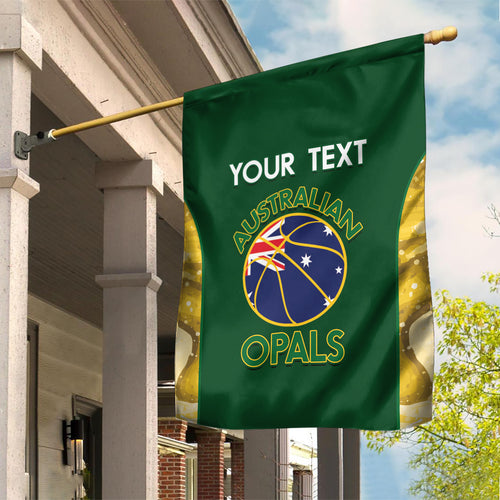 Custom Australia Basketball Garden Flag Go Champions Aussie Opals National Color