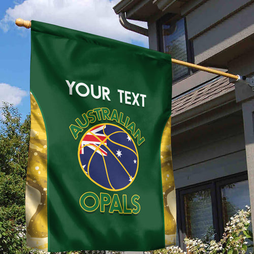 Custom Australia Basketball Garden Flag Go Champions Aussie Opals National Color
