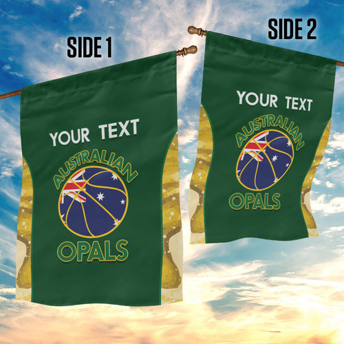 Custom Australia Basketball Garden Flag Go Champions Aussie Opals National Color
