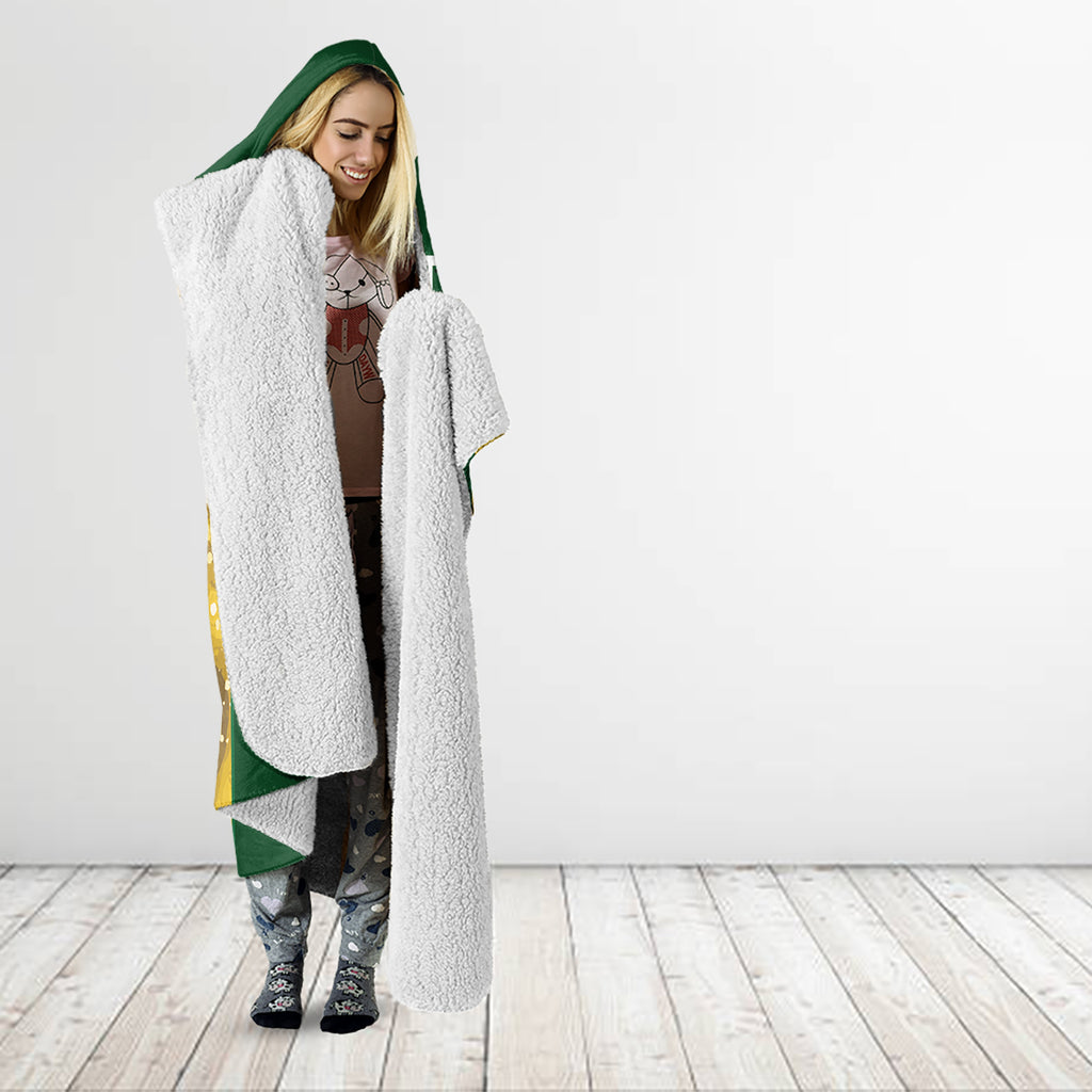 Custom Australia Basketball Hooded Blanket Go Champions Aussie Opals National Color