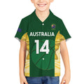 Custom Australia Basketball Kid Hawaiian Shirt Go Champions Aussie Opals National Color