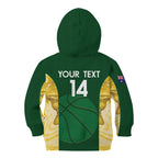 Custom Australia Basketball Kid Hoodie Go Champions Aussie Opals National Color
