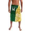 Custom Australia Basketball Lavalava Go Champions Aussie Opals National Color