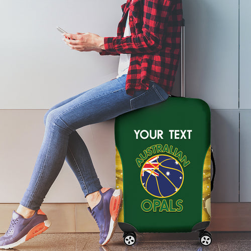 Custom Australia Basketball Luggage Cover Go Champions Aussie Opals National Color