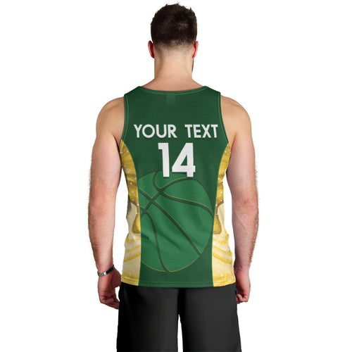 Custom Australia Basketball Men Tank Top Go Champions Aussie Opals National Color