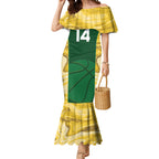 Custom Australia Basketball Mermaid Dress Go Champions Aussie Opals National Color