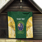 Custom Australia Basketball Quilt Go Champions Aussie Opals National Color