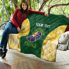 Custom Australia Basketball Quilt Go Champions Aussie Opals National Color