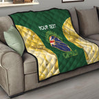Custom Australia Basketball Quilt Go Champions Aussie Opals National Color