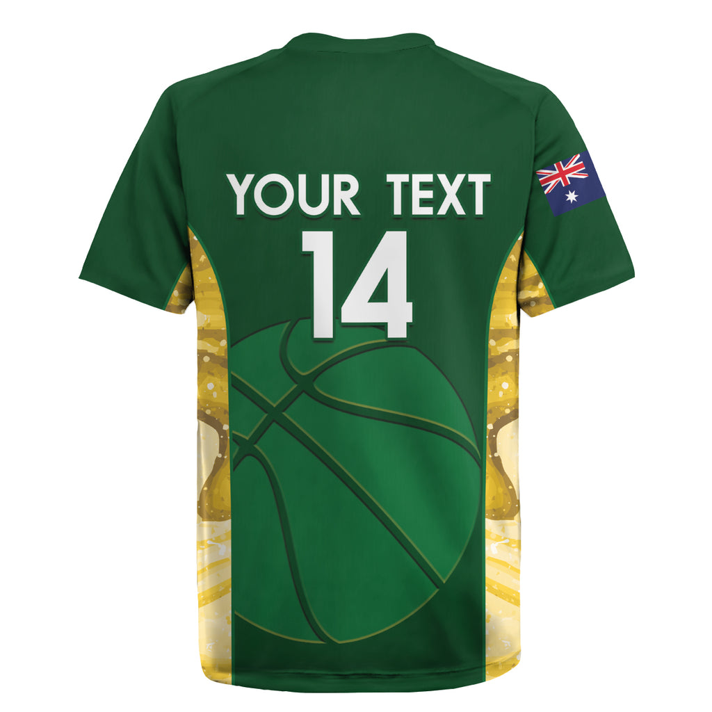 Custom Australia Basketball Rugby Jersey Go Champions Aussie Opals National Color