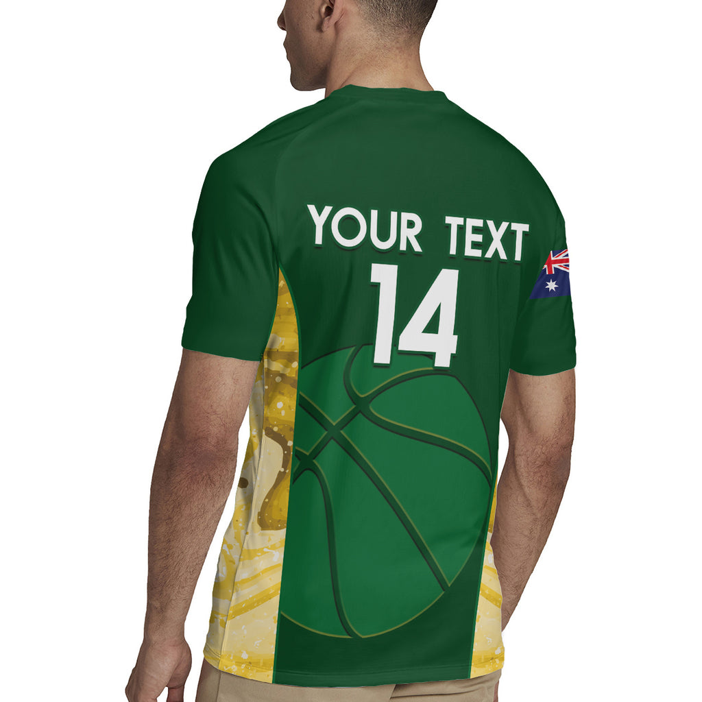 Custom Australia Basketball Rugby Jersey Go Champions Aussie Opals National Color