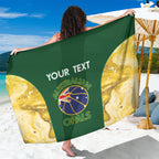 Custom Australia Basketball Sarong Go Champions Aussie Opals National Color