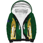 Custom Australia Basketball Sherpa Hoodie Go Champions Aussie Opals National Color