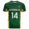 Custom Australia Basketball T Shirt Go Champions Aussie Opals National Color