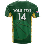 Custom Australia Basketball T Shirt Go Champions Aussie Opals National Color