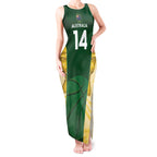 Custom Australia Basketball Tank Maxi Dress Go Champions Aussie Opals National Color