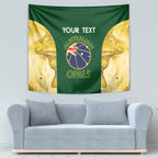 Custom Australia Basketball Tapestry Go Champions Aussie Opals National Color