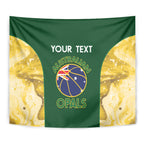 Custom Australia Basketball Tapestry Go Champions Aussie Opals National Color