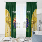 Custom Australia Basketball Window Curtain Go Champions Aussie Opals National Color