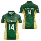Custom Australia Basketball Women Polo Shirt Go Champions Aussie Opals National Color