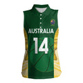 Custom Australia Basketball Women Sleeveless Polo Shirt Go Champions Aussie Opals National Color