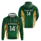 Custom Australia Basketball Zip Hoodie Go Champions Aussie Opals National Color
