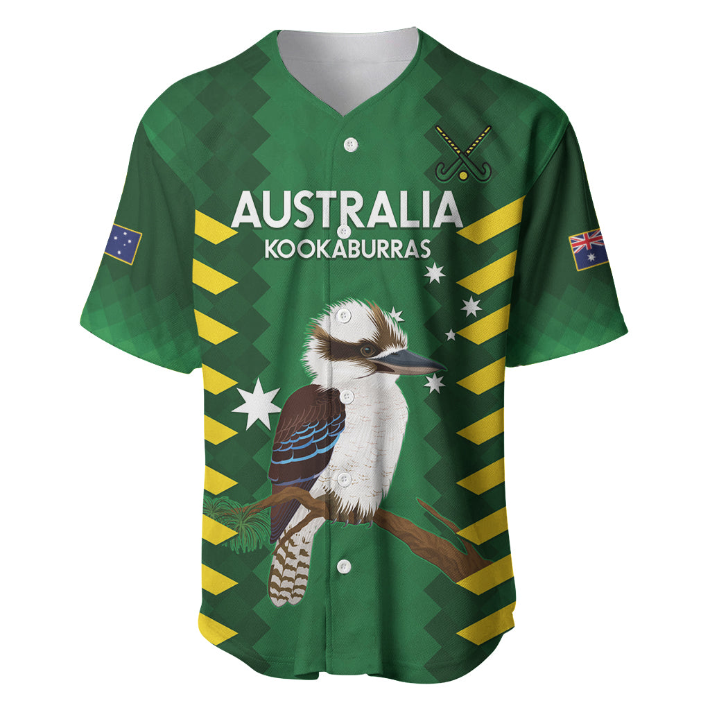 Custom Australia Field Hockey Baseball Jersey Go Champions Kookaburras National Color