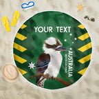 Custom Australia Field Hockey Beach Blanket Go Champions Kookaburras National Color