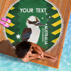 Custom Australia Field Hockey Beach Blanket Go Champions Kookaburras National Color