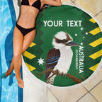 Custom Australia Field Hockey Beach Blanket Go Champions Kookaburras National Color