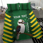 Custom Australia Field Hockey Bedding Set Go Champions Kookaburras National Color