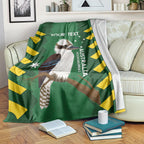 Custom Australia Field Hockey Blanket Go Champions Kookaburras National Color