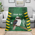 Custom Australia Field Hockey Blanket Go Champions Kookaburras National Color