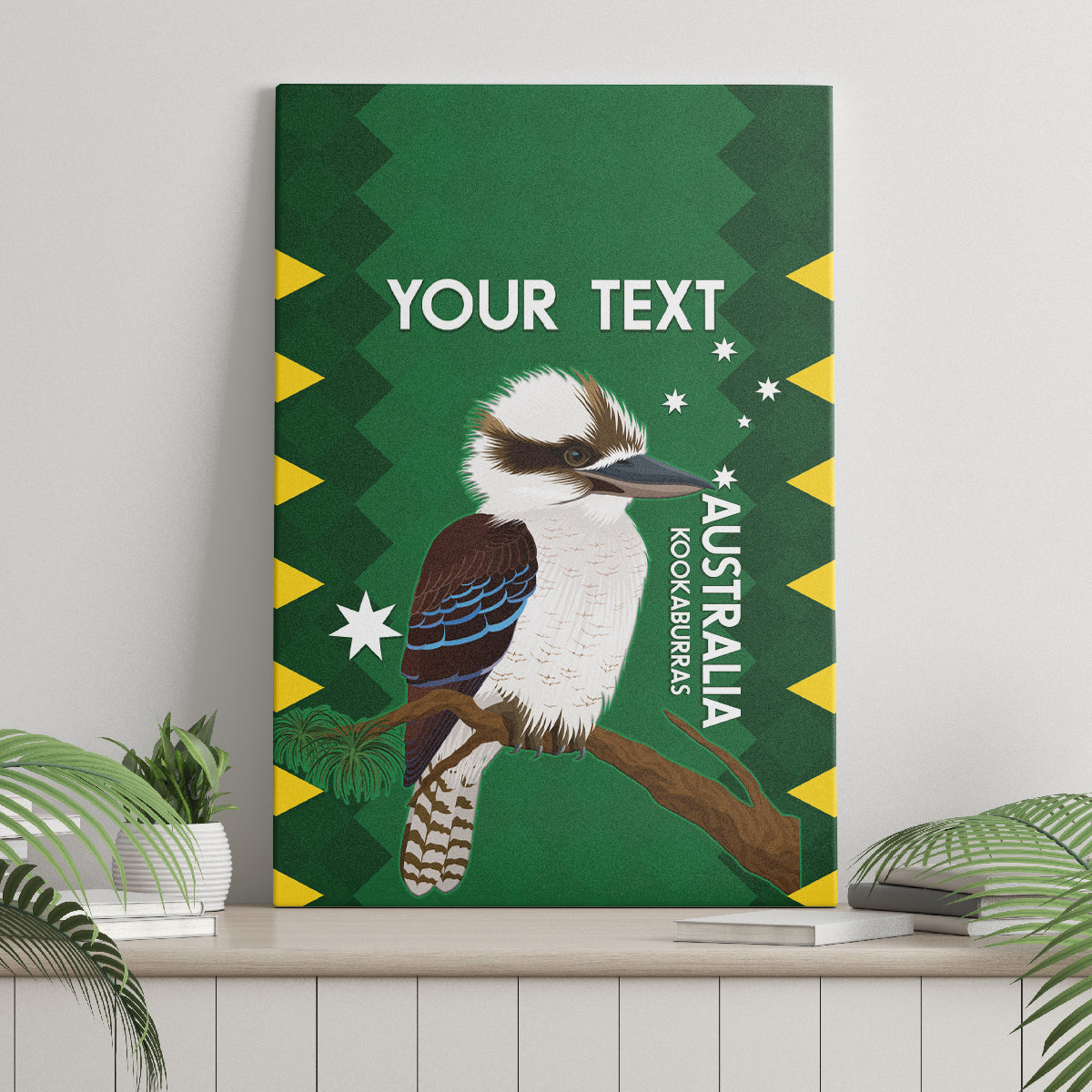Custom Australia Field Hockey Canvas Wall Art Go Champions Kookaburras National Color