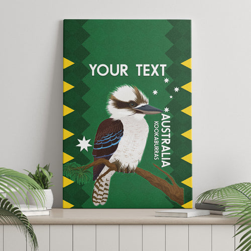 Custom Australia Field Hockey Canvas Wall Art Go Champions Kookaburras National Color