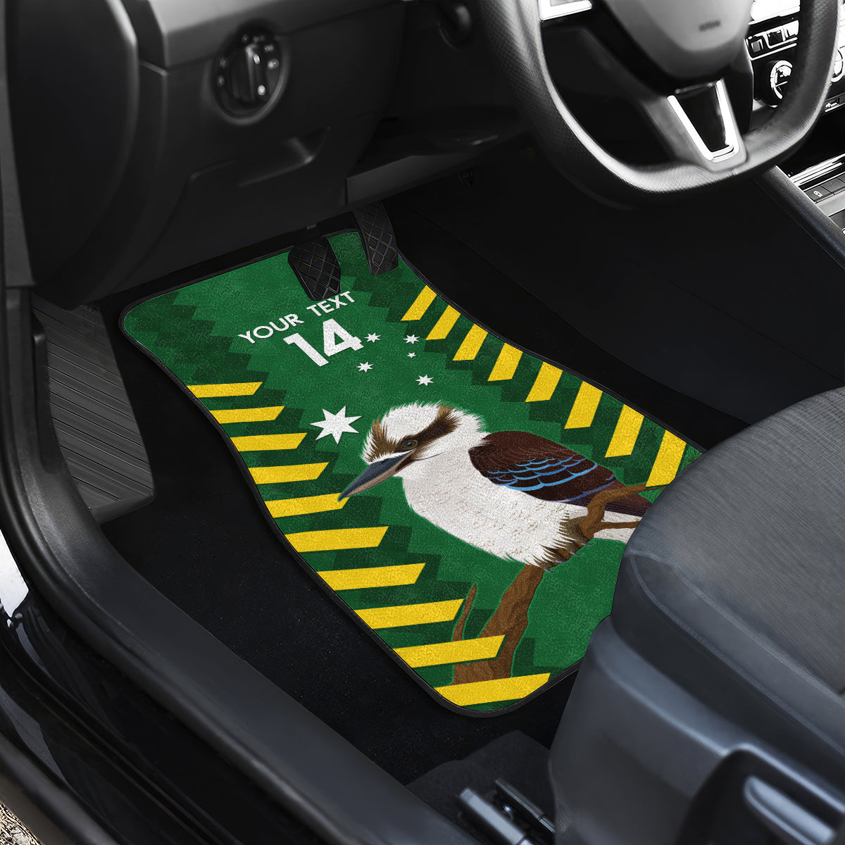 Custom Australia Field Hockey Car Mats Go Champions Kookaburras National Color