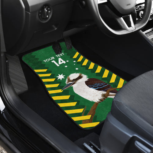 Custom Australia Field Hockey Car Mats Go Champions Kookaburras National Color