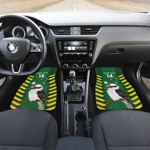 Custom Australia Field Hockey Car Mats Go Champions Kookaburras National Color